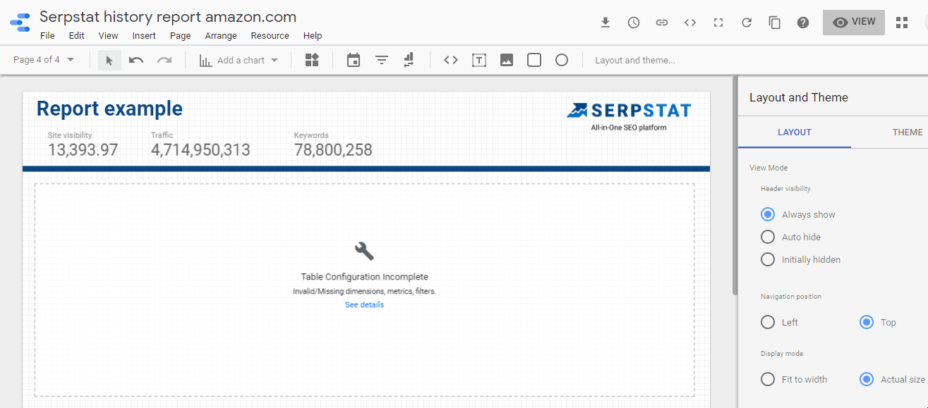How To Visualize Serpstat Reports Using Google Data Studio Connector 16261788247688 How To Visualize Serpstat Reports Using Google Data Studio Connector 16261788247688